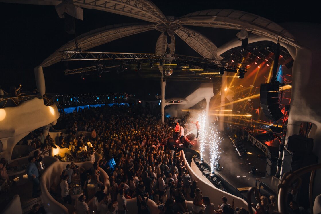 d&b в клубе Ibiza