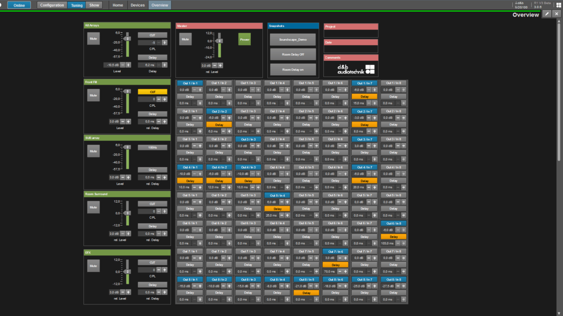 d&b Soundscape Matrix-Integration R1