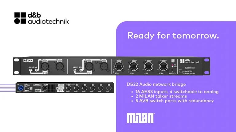 d&b audiotechnik DS22 Milan Audio Bridge